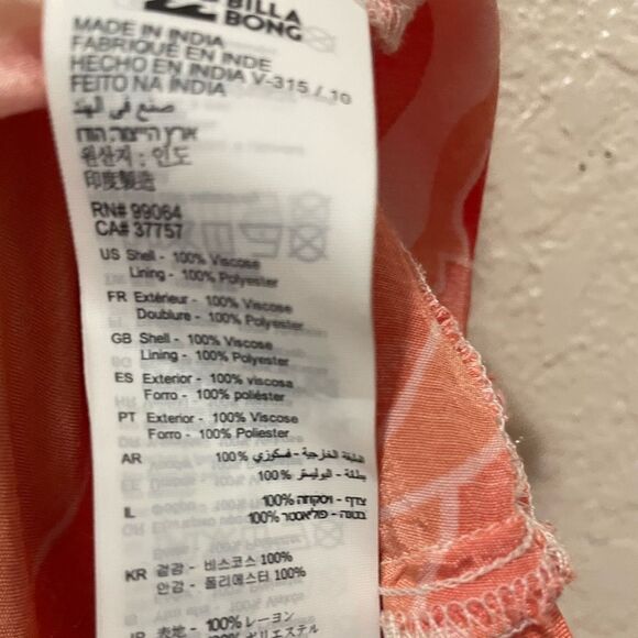 Billabong Floral Kick It Up Maxi Dress Size XS - Picture 7 of 10